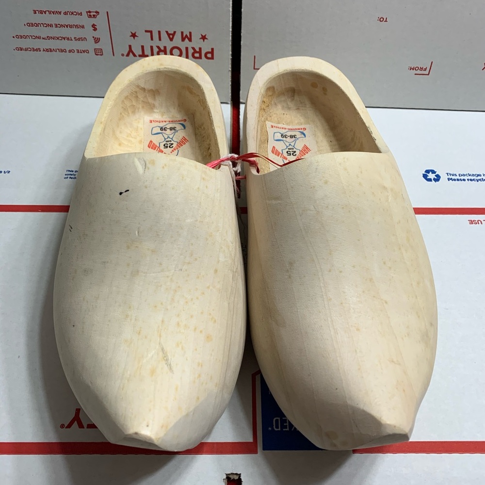 Wooden clogs